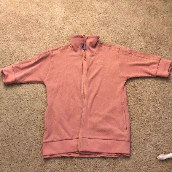 Adidas pink long jacket SOLD❣️ - Picture 2 of 4